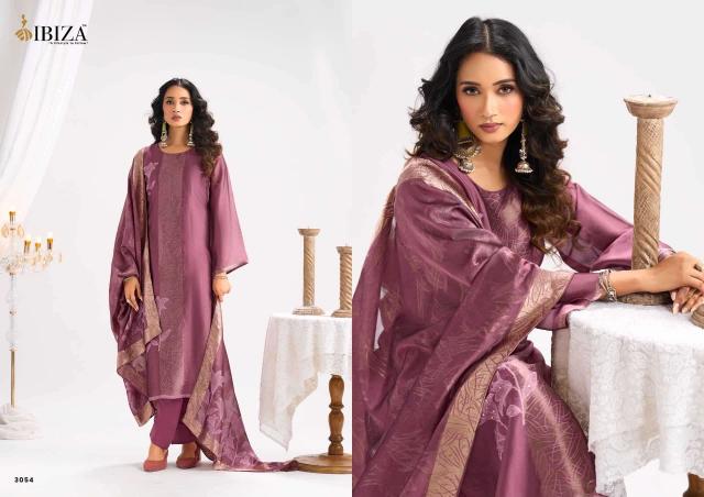 Ibiza safina silk  dress material wholesale